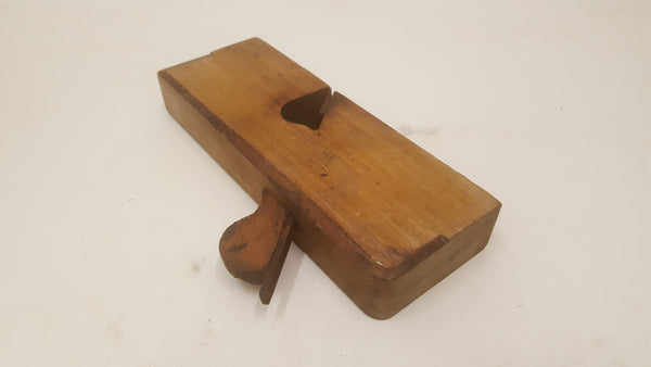 9 1/2" x 1 1/2" Vintage W Thorn Wooden Rebate Moulding Plane 38494
