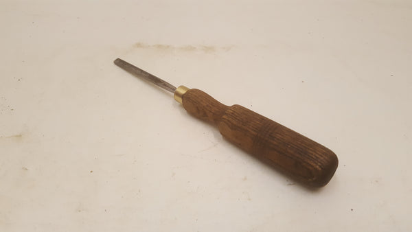 1/4" Vintage Brades Round Nose Gouge w #6 Sweep 38626