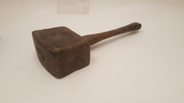 Large 2lb 5oz Vintage Wooden Carpenters Mallet 38672