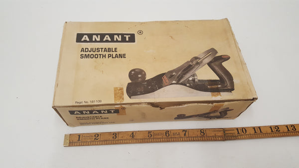 Vintage Anant A4 Adjustable Smoothing Plane in Box Very Good Condition 38746
