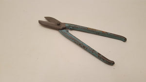 10" Vintage Gilbow Heavy Duty Tin Snips Good Condition 38882