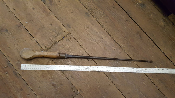 Lovely Huge 29" Vintage Scottish Pattern Turnscrew / Screwdriver 38948