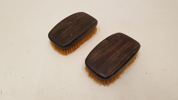 Very Good Pair of 4" Brushes w Hard Bristles 38919