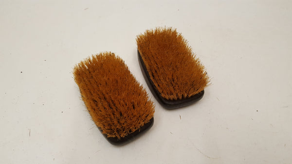 Very Good Pair of 4" Brushes w Hard Bristles 38919