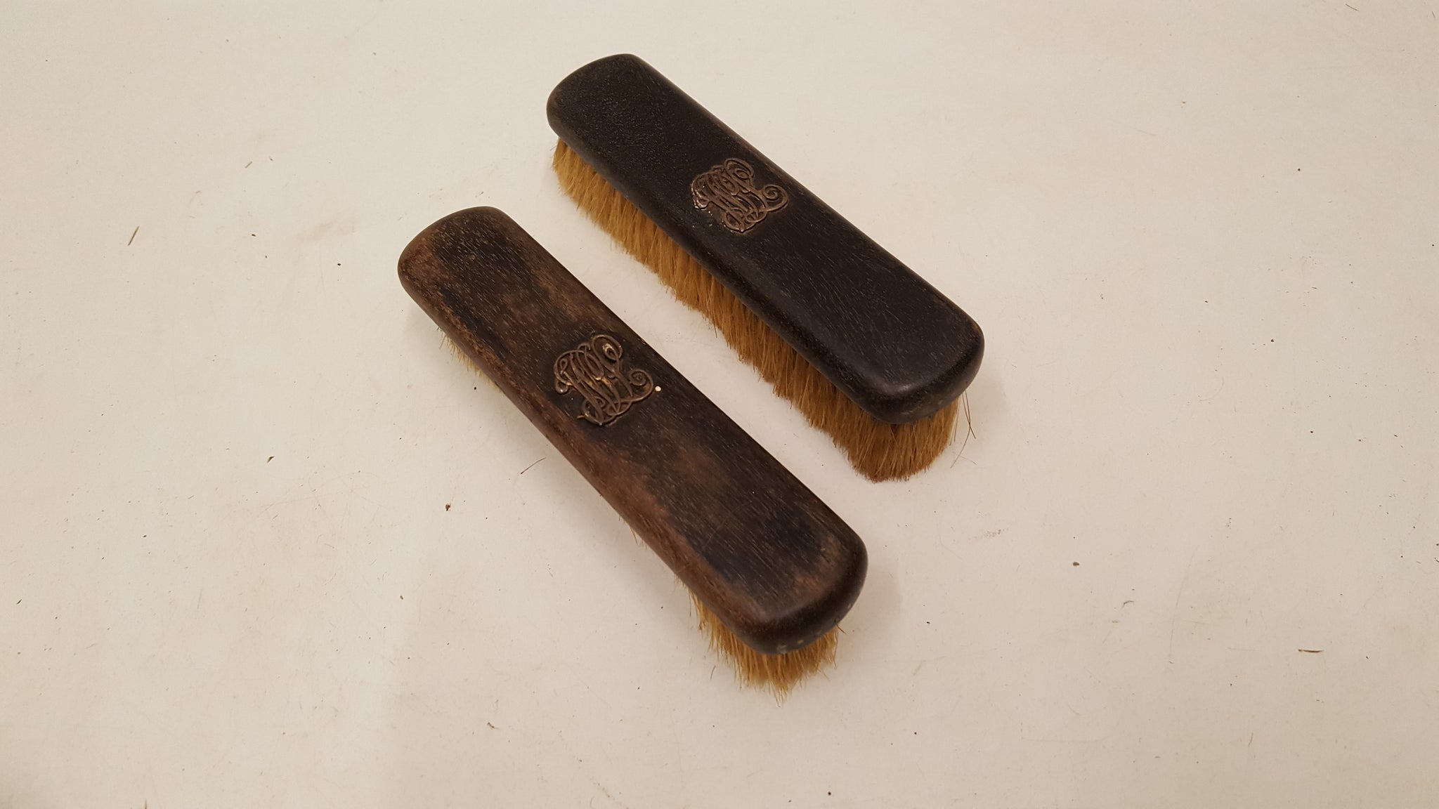 Lovely Pair of Vintage Boot Brush w Soft Bristles 38902