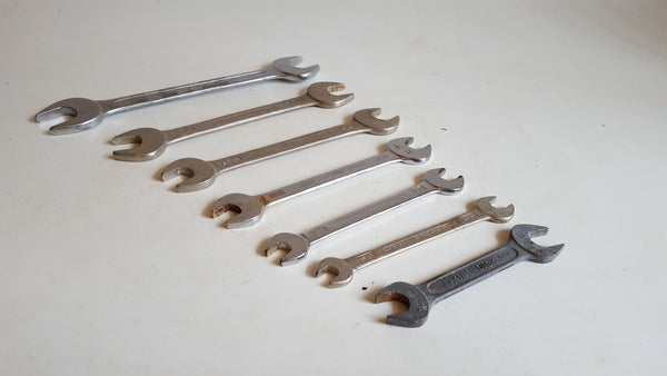 Mixed Set of 7 King Dick & Heyco Spanners 3/8" AF - 1 1/8" 38984