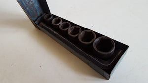 Vintage Socket Set 3/16" Whit - 1/2" Whit 38977