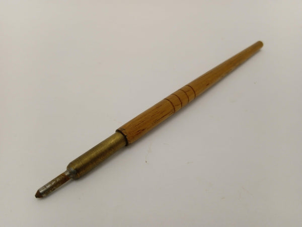 Vintage Hard Wood & Brass Diamond Tipped Glass Engraver 13234-The Vintage Tool Shop