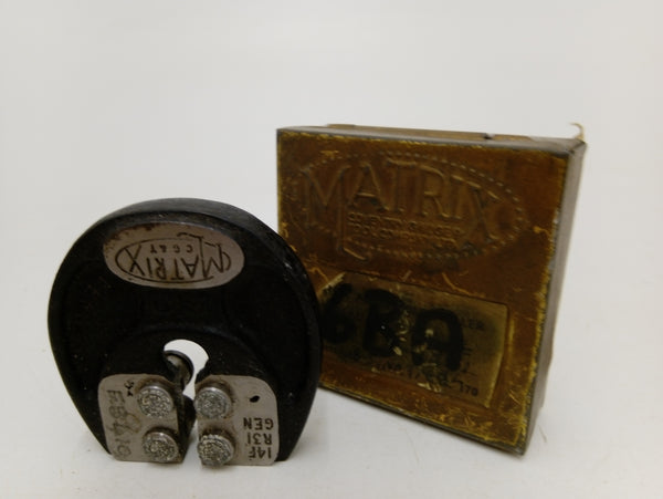 Matrix Thread Caliper Gauge 6 BA Tin Box VGC18685-The Vintage Tool Shop