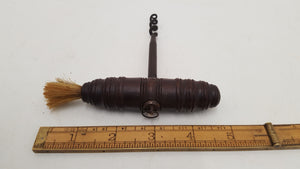 Antique Champagne Cork Screw Rosewood with Brush VGC Ornate 15733