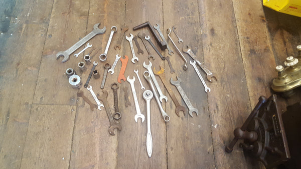 Job lot of Various Spanners 23774