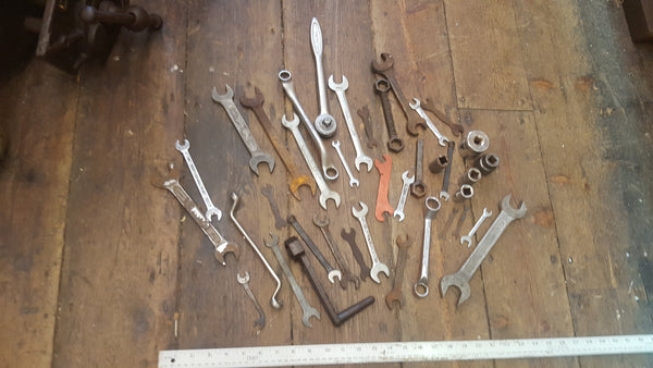 Job lot of Various Spanners 23774