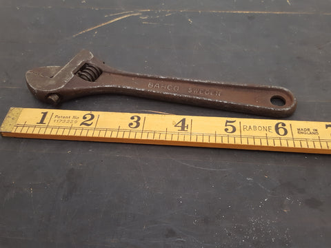 6" Bahco # 0670 Swedish Adjsutable Spanner 28041