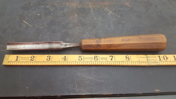 1/2" Vintage Moulson Brothers Gouge w #7 Sweep 28401
