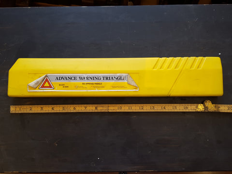 AA Advance Warning Triangle w Instructions 28419