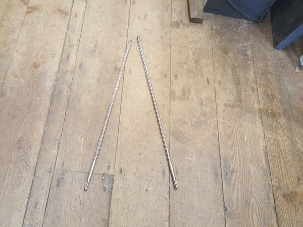 Pair of 1/2" Stone Drill Bits 24" 29707
