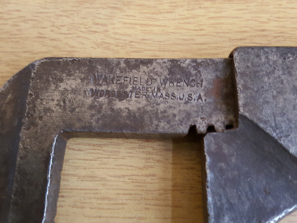 5 1/2" Vintage Wakefield Mass. Front Rack Wrench 31629