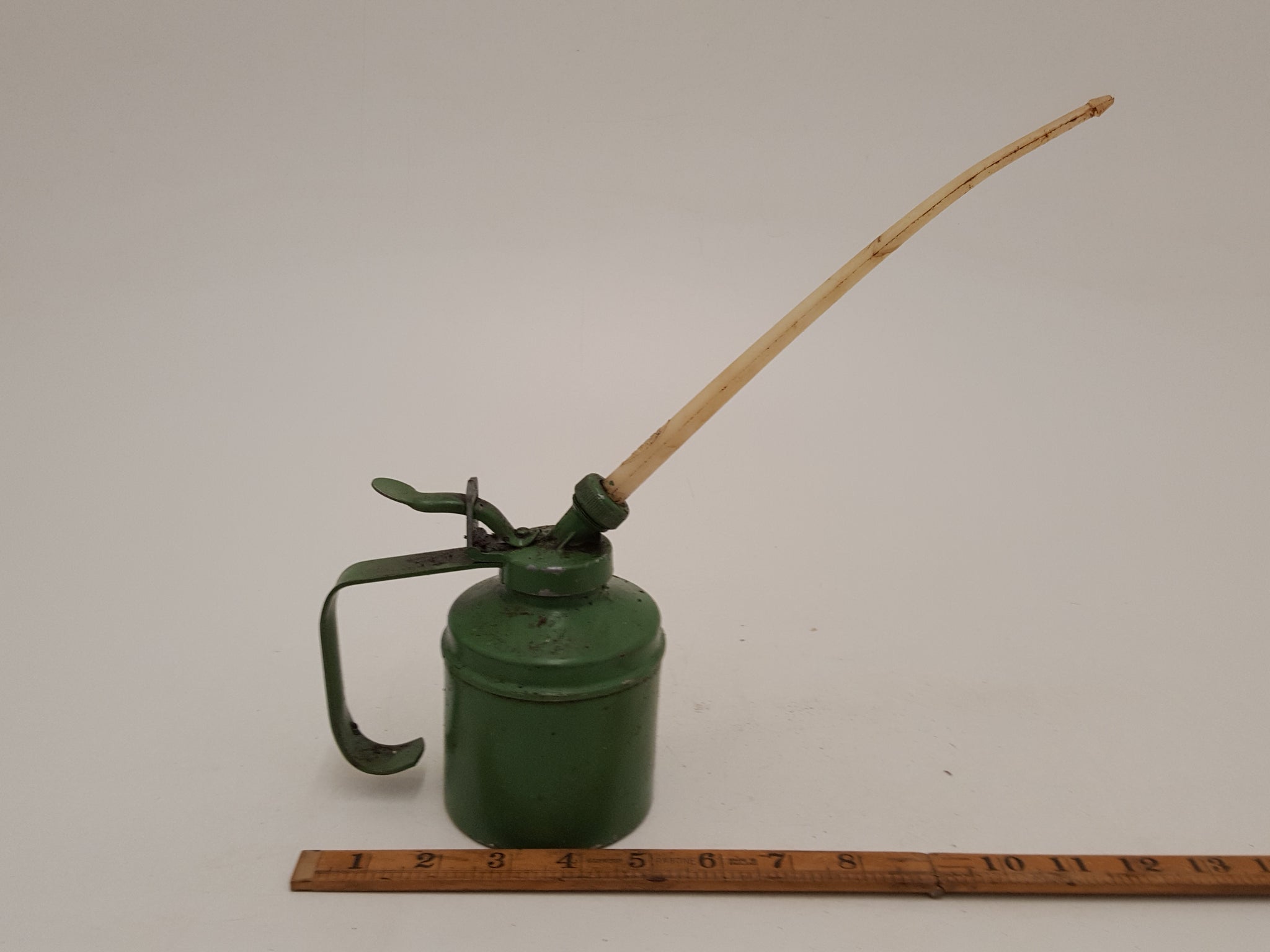 Vintage Green Wesco Oil Can w Plastic Spout 32177 – The Vintage Tool Shop,  The Old Dairy, Carters Barn Farm, Piddlehinton, Dorchester DT2 7TH