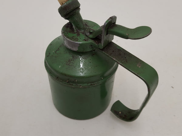 Vintage Green Wesco Oil Can w Plastic Spout 32177