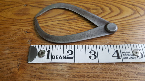 4" Vintage Steel Outside Caliper 31916