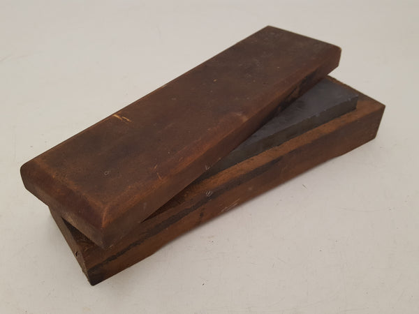 8 x 2" Combination Sharpening Stone in Nice Wooden Box 32632