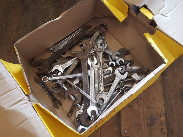 Mixed Job Lot of Assorted Spanners 33130