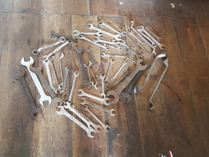 Mixed Job Lot of Assorted Spanners 33130