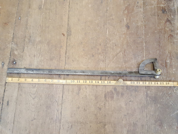 Gorgeous 24" Brass & Steel Angle Finder 32149