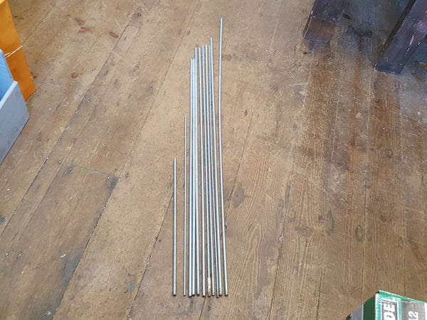 Mixed Bundle of 9 Threaded Steel Bar 34436