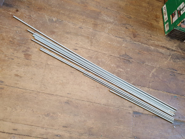 Mixed Bundle of 9 Threaded Steel Bar 34436