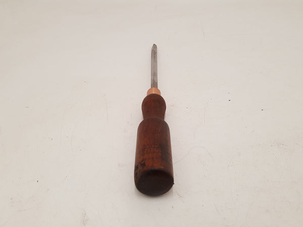 1/4" Vintage Round Nose Chisel w Copper Ferrule 34773