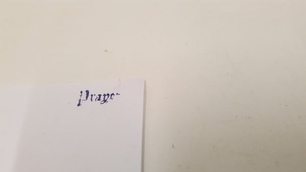 3/4" Vintage Brass & Wood Stamp word "Prayer" 37948