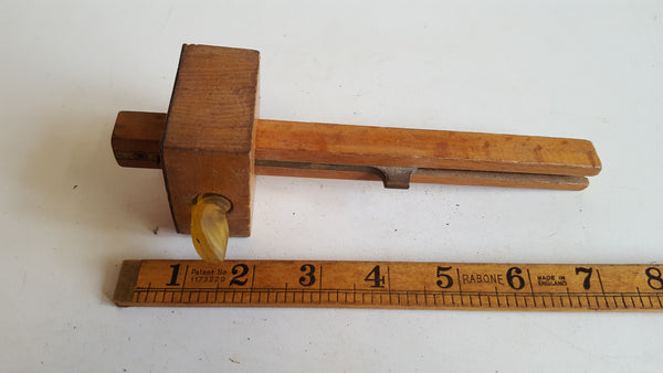 7 1/2" Vintage Mortice Marking Gauge w Plastic Thumb Screw 39141