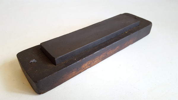 8" x 2" Vintage Slate Sharpening Stone in Wooden Box 39269