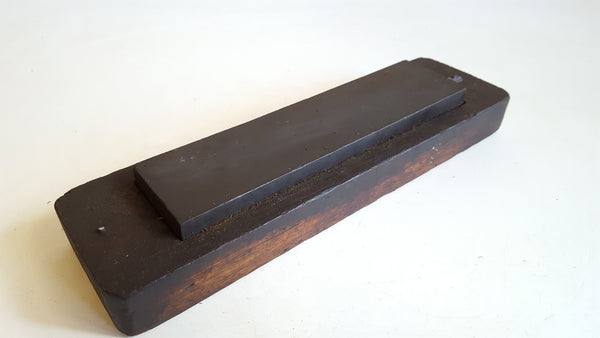 8" x 2" Vintage Slate Sharpening Stone in Wooden Box 39269