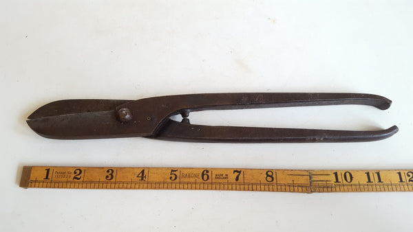 Large 12" Vintage Gilbow Heavy Duty Tin Snips 39307