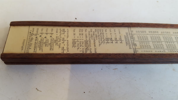 Vintage Unique Log Log Slide Rule in Case 39324