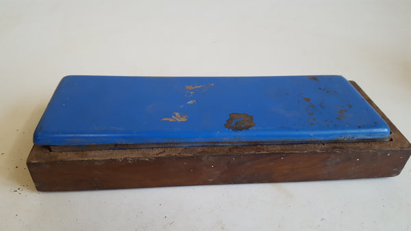 8" x 2 1/2" x 1 1/2" Sharpening Stone in Wooden Block 39153