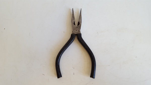 5" Vintage Needle Nose Pliers w Insulated Grips 39083