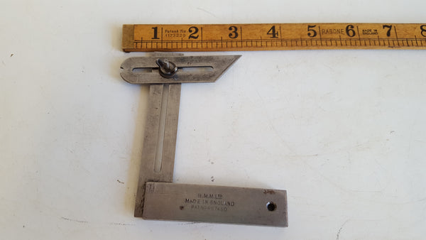 Small 4" HMM Ltd Adjustable Steel Square 39092