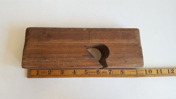9 1/4" x 1 1/2" Vintage Wooden Skew Rebate Plane 39465