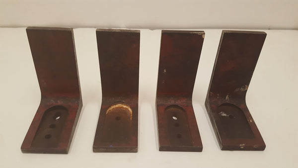 Bundle of 4 Steel Brackets / Right Angle Set Up Blocks ? 39883