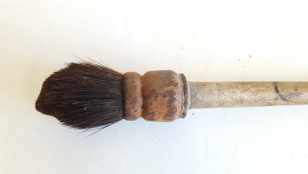 11" Vintage Sash Brush w Long Handle 39802