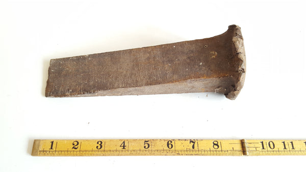 9" x 2" Vintage Iron Log Splitting Wedge 39813