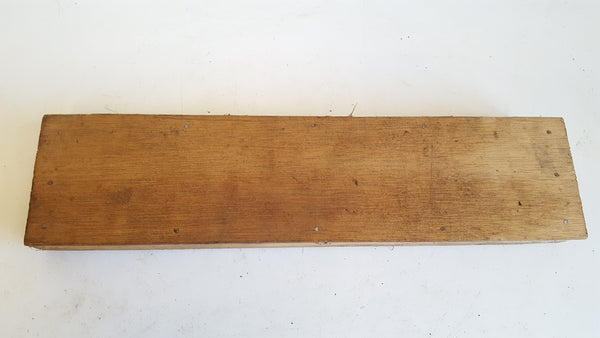8" x 2" Vintage Medium Grit Sharpening Stone in Wooden Block 40201