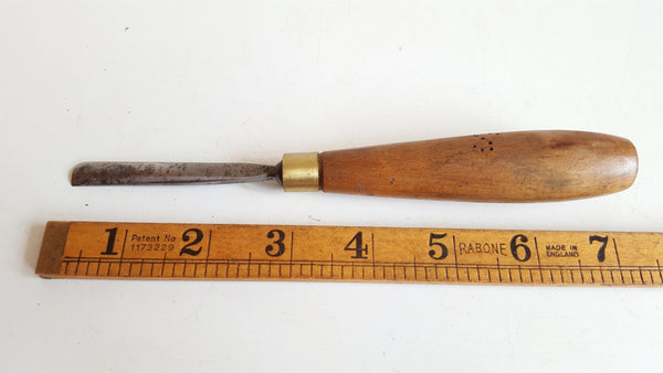 3/8" Vintage H Taylor Gouge w #5 Sweep 40092