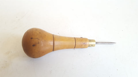 1/8" Vintage Screwdriver / Turnscrew w Palm Handle 40170