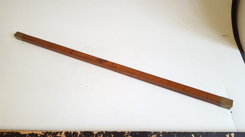 35" Vintage Boxwood & Brass Dipstick Rule 40306