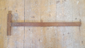Very Nice 28" Vintage Wooden T Square w Markings 40015