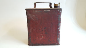 Vintage Shell 1 Gallon Motor Spirit Can 40108